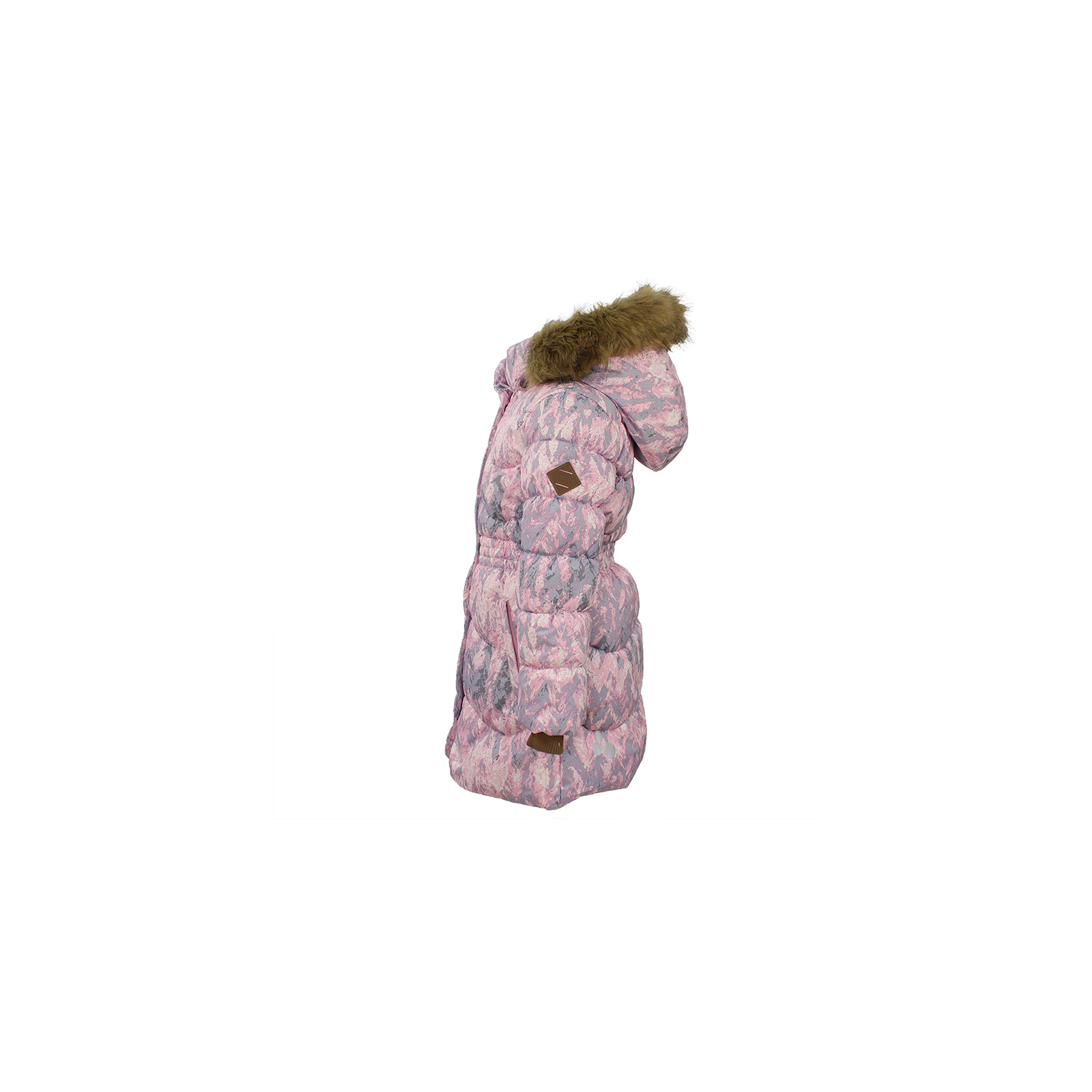 Пальто Huppa GRACE 1 17930155 світло-рожевий з принтом 116 (4741468585451) зображення 2
