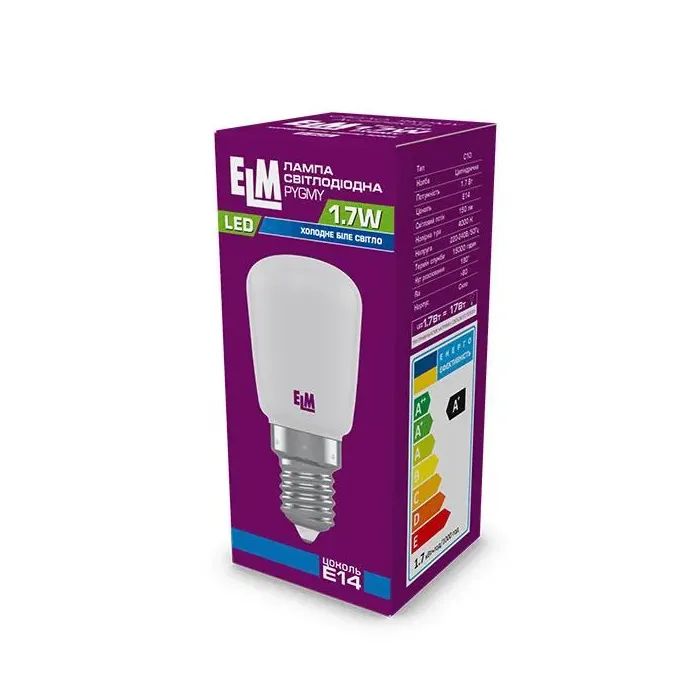Лампочка ELM Pigmy 1.7W C10 E14 4000 T26 (18-0193) изображение 2