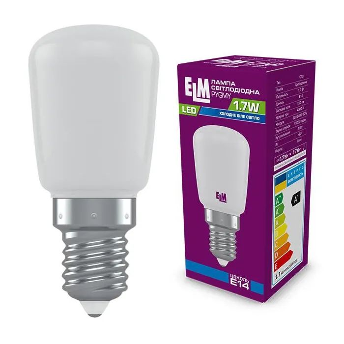 Лампочка ELM Pigmy 1.7W C10 E14 4000 T26 (18-0193) изображение 3