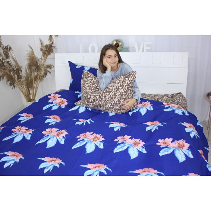 Постельное белье MirSon Бязь Premium 17-0454 Elden Семейный 160x220 (2200003205848) изображение 5