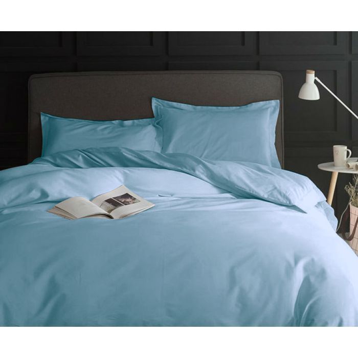 Постельное белье MirSon Сатин 0842 Light Blue 2х160х220 (2200002024181)