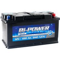 Аккумулятор автомобильный BI-POWER 100 Аh/12V Euro (KLV100-00) изображение 2