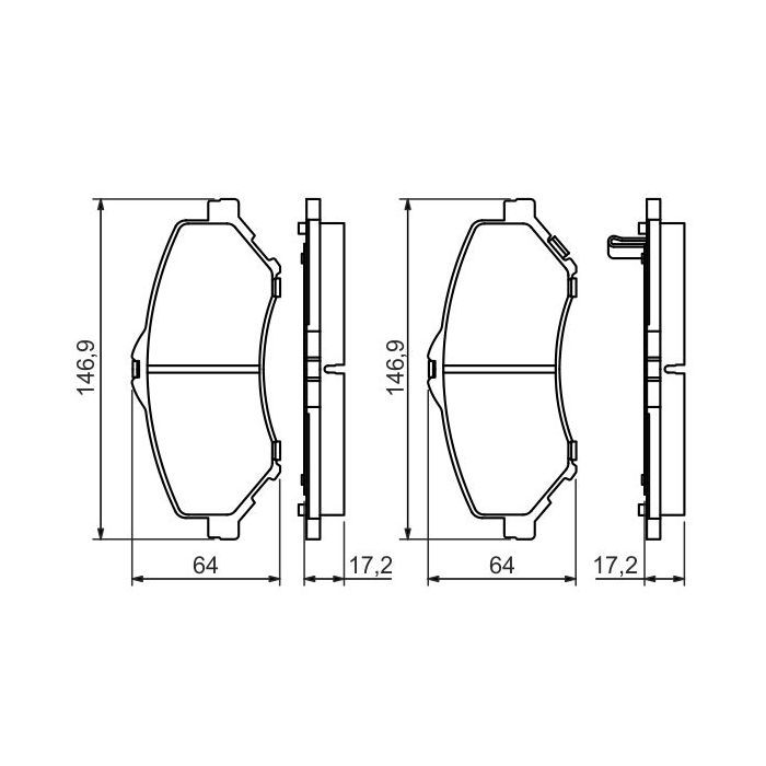 Гальмівні колодки Bosch 0 986 494 493 зображення 7