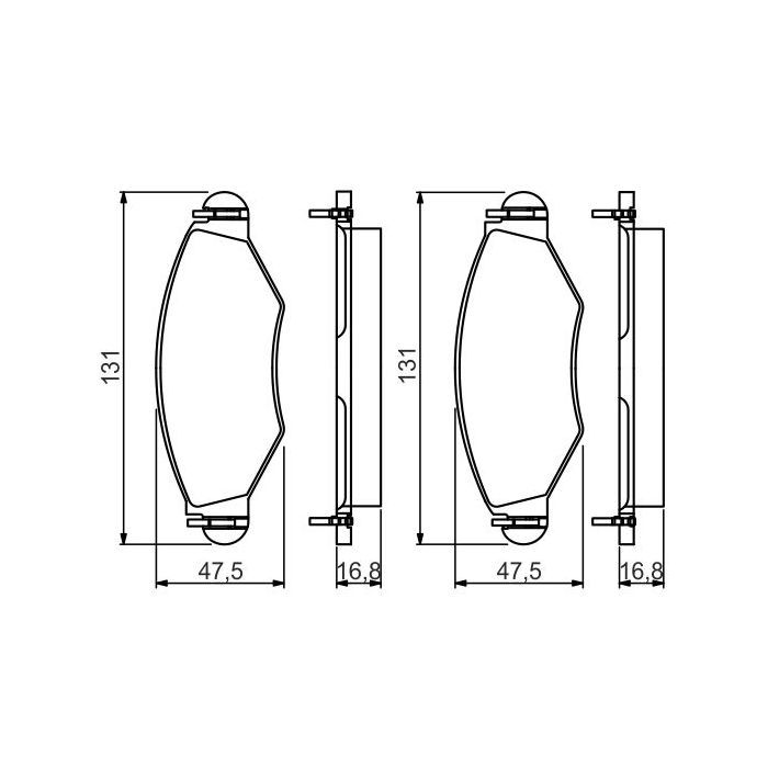 Гальмівні колодки Bosch 0 986 495 244 зображення 7