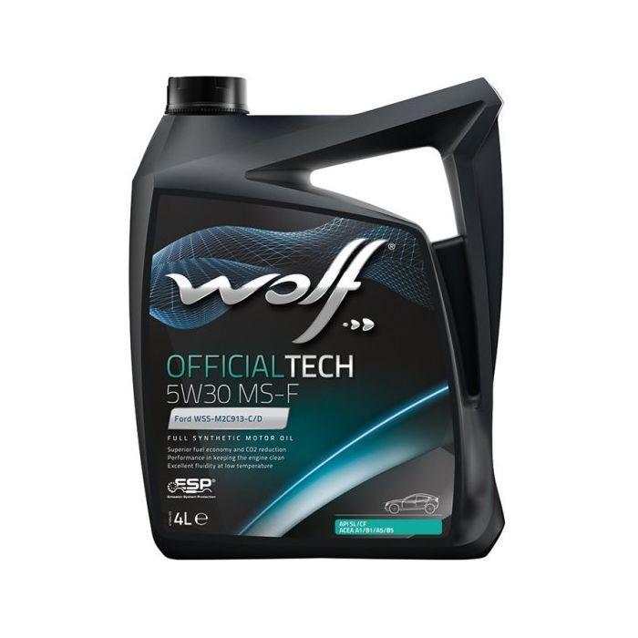Моторна олива Wolf OFFICIALTECH 5W30 MS-F 4л (8308710)