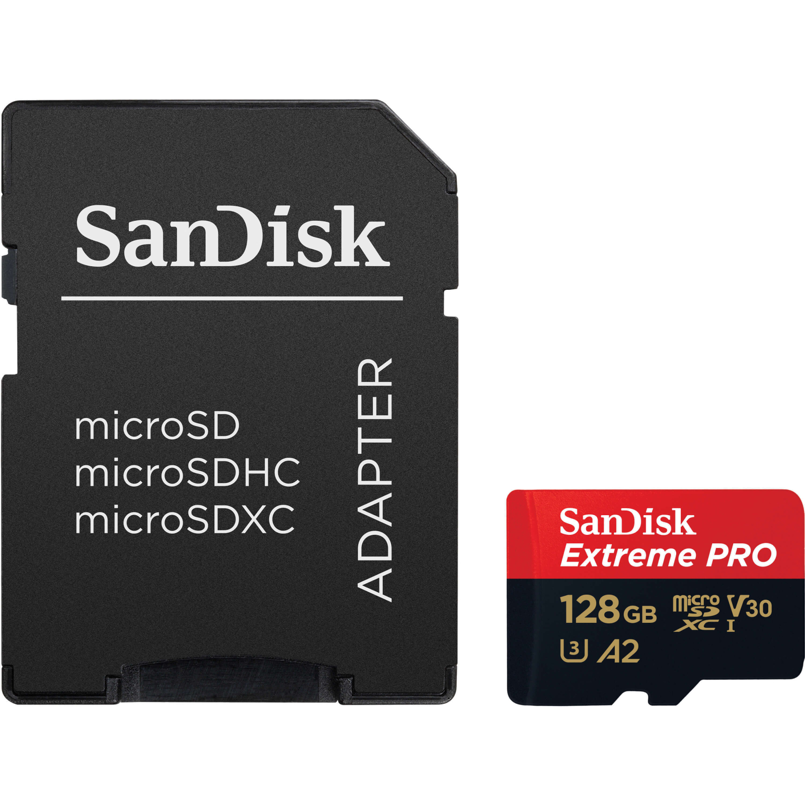 Карта памяти SanDisk 1 TB microSDXC UHS-I U3 Extreme Pro+SD Adapter (SDSQXCD-1T00-GN6MA)