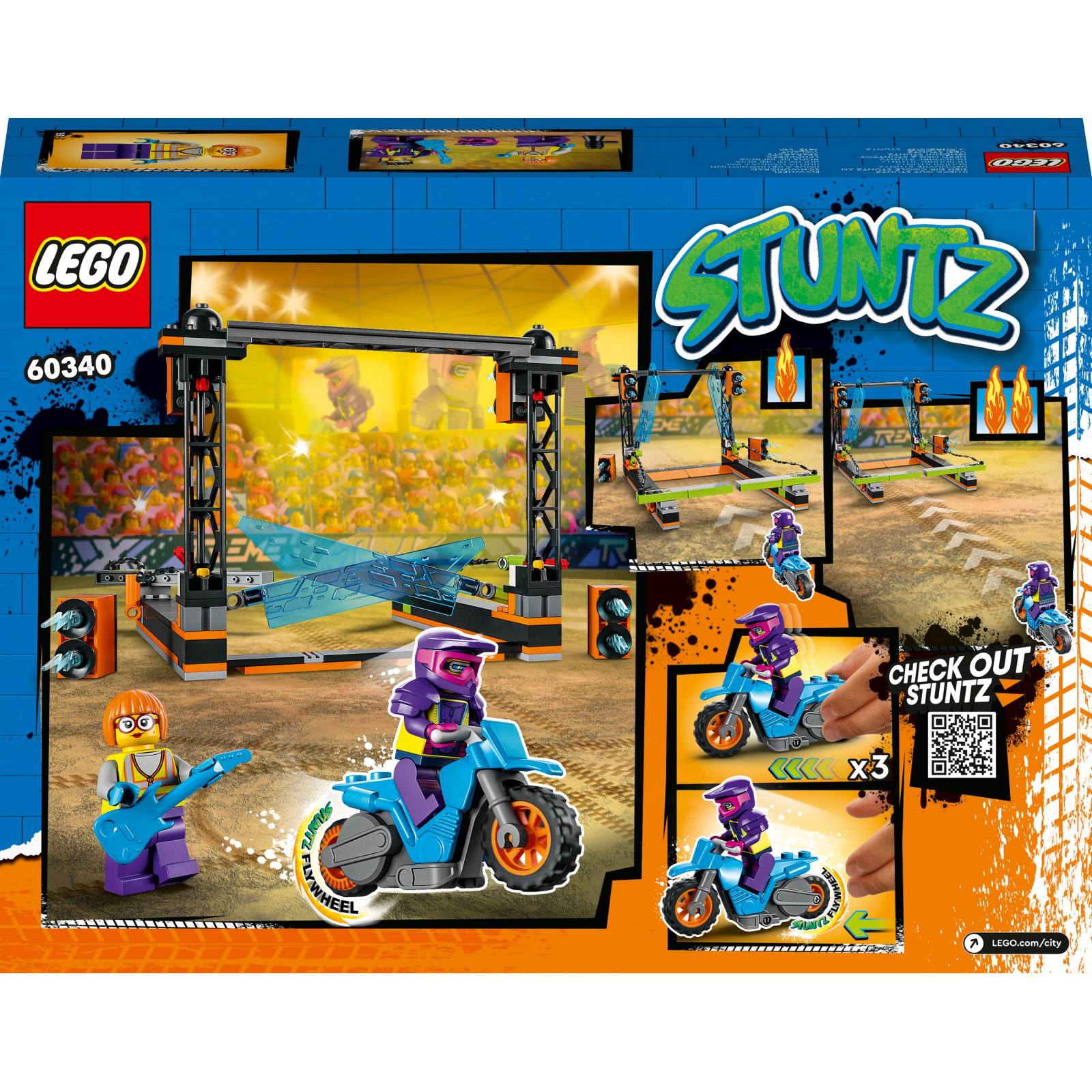 Конструктор LEGO City Stuntz Каскадерське завдання «Клинок» 154 деталі (60340) зображення 10