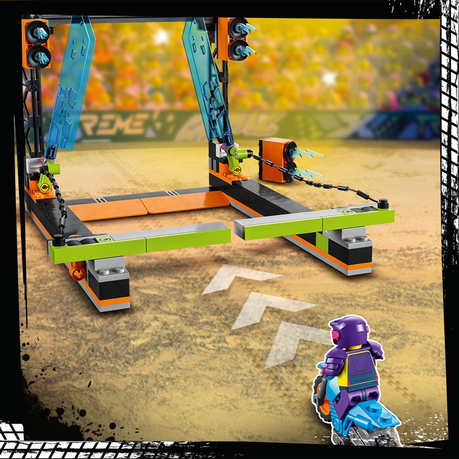 Конструктор LEGO City Stuntz Каскадерське завдання «Клинок» 154 деталі (60340) зображення 7