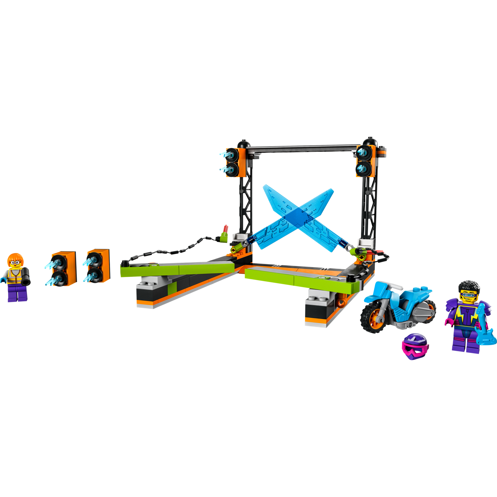 Конструктор LEGO City Stuntz Каскадерське завдання «Клинок» 154 деталі (60340) зображення 9