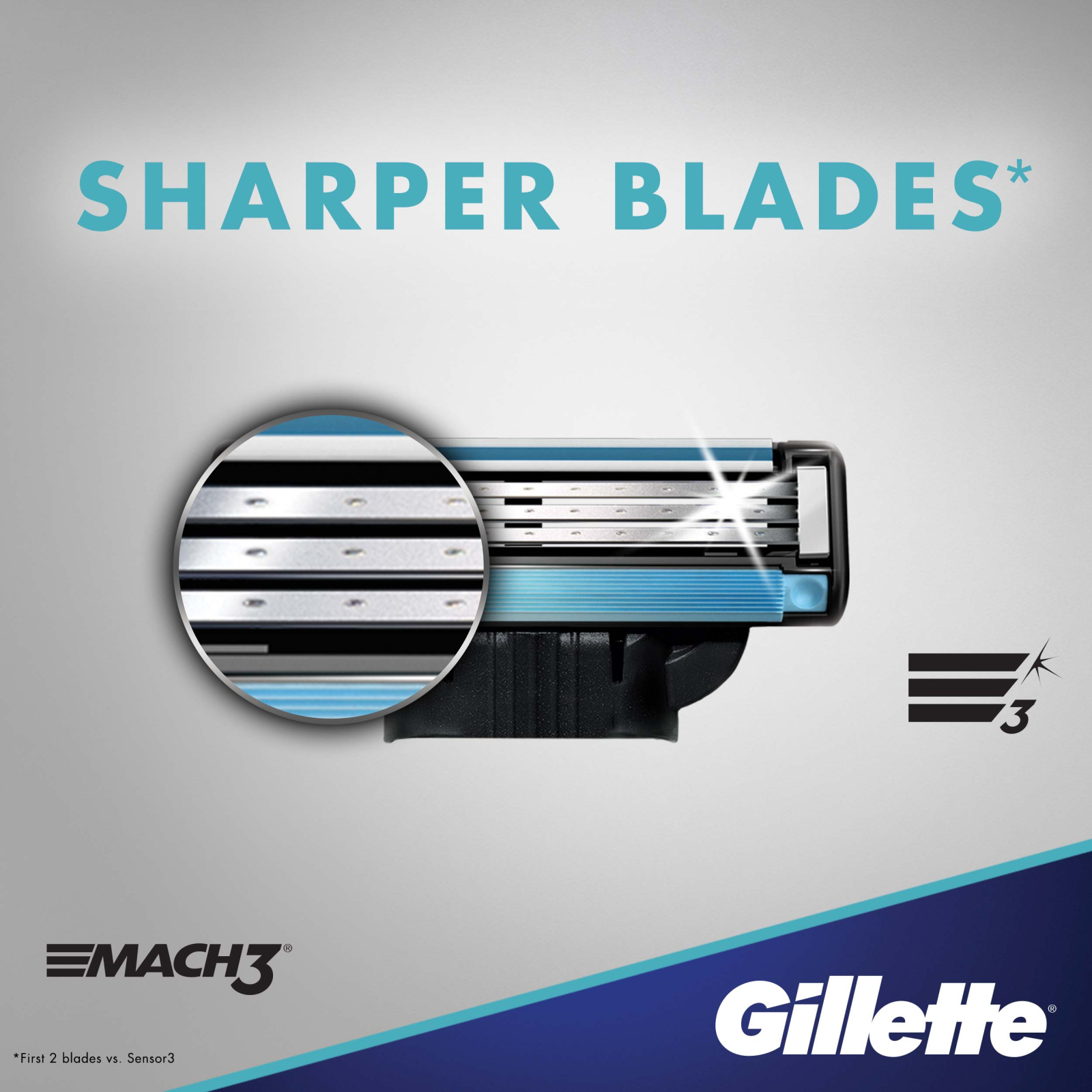 Бритва Gillette Mach3 с 2 сменными картриджами (7702018020706/7702018020676) изображение 3