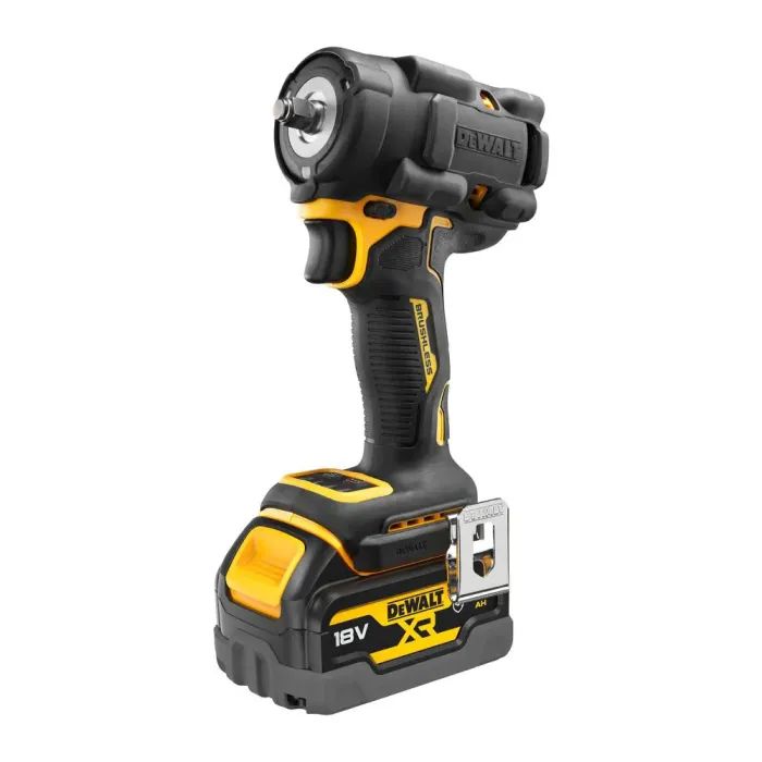 Гайковерт DeWALT 18 В XR Li-lon,406 Нм, 5 Ah, 2 АКБ, ЗП, TSTAK (DCF923P2G) зображення 7