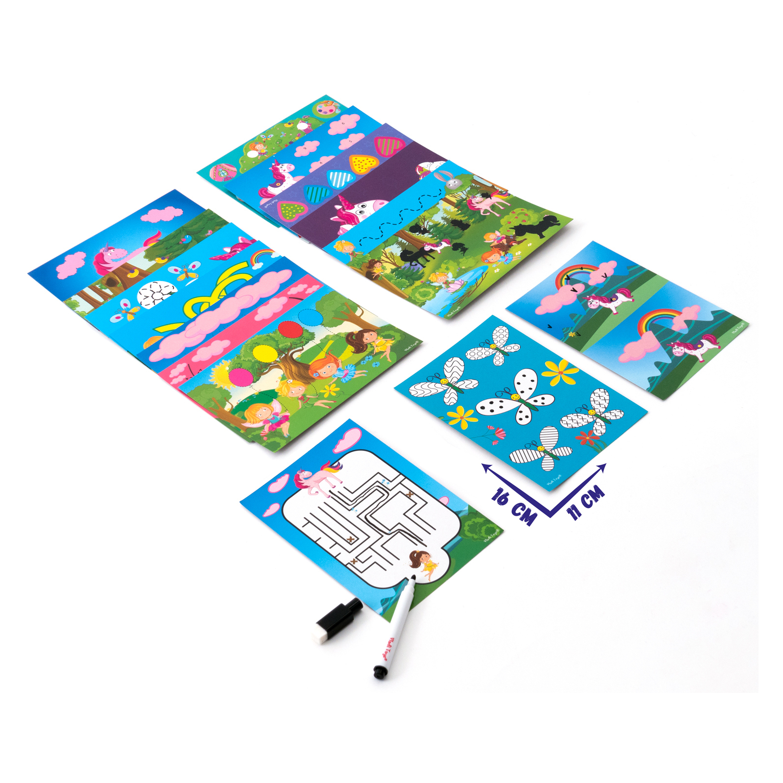 Навчальний набір Vladi Toys Гра з маркером Пиши та витирай. Єдинороги (рос ) (VT5010-09) зображення 3