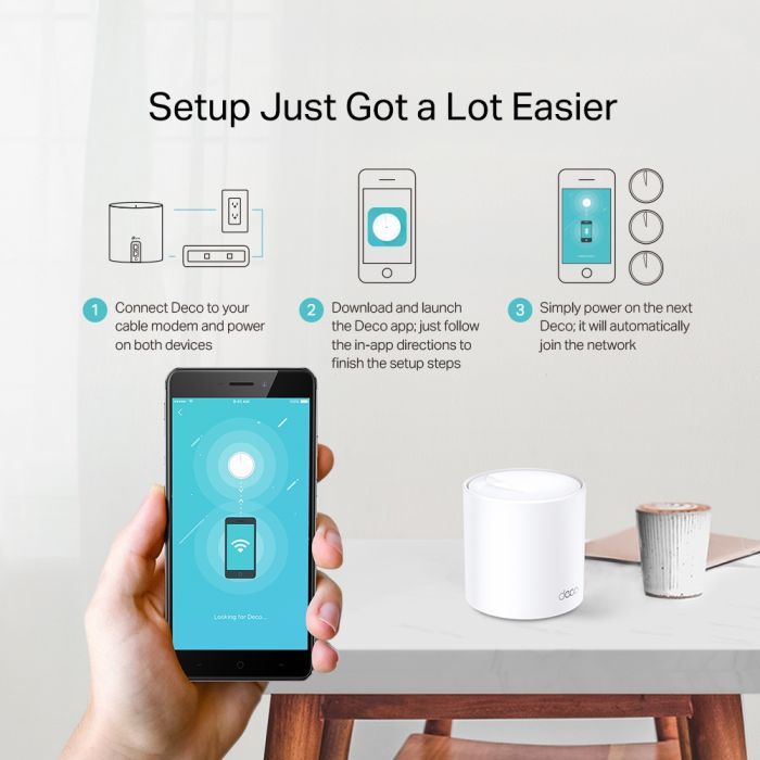 Маршрутизатор TP-Link DECO-X20-3-PACK зображення 6