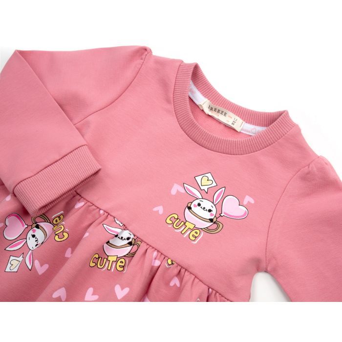 Плаття дитяче Breeze "Cute" (18172-92G-pink) зображення 3