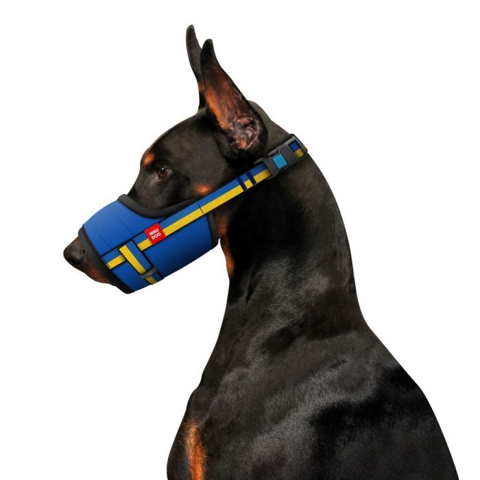 Намордник для собак WAUDOG Nylon «Colors of freedom» L 25-34 см (352-4020) зображення 2