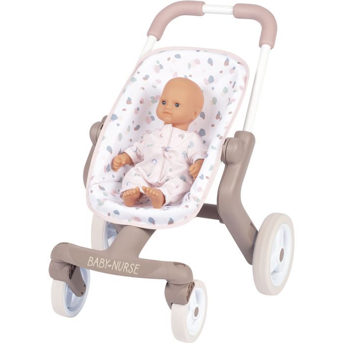 Коляска для кукол Smoby Baby Nurse "Розовая пудра. Прогулка", с (251218)