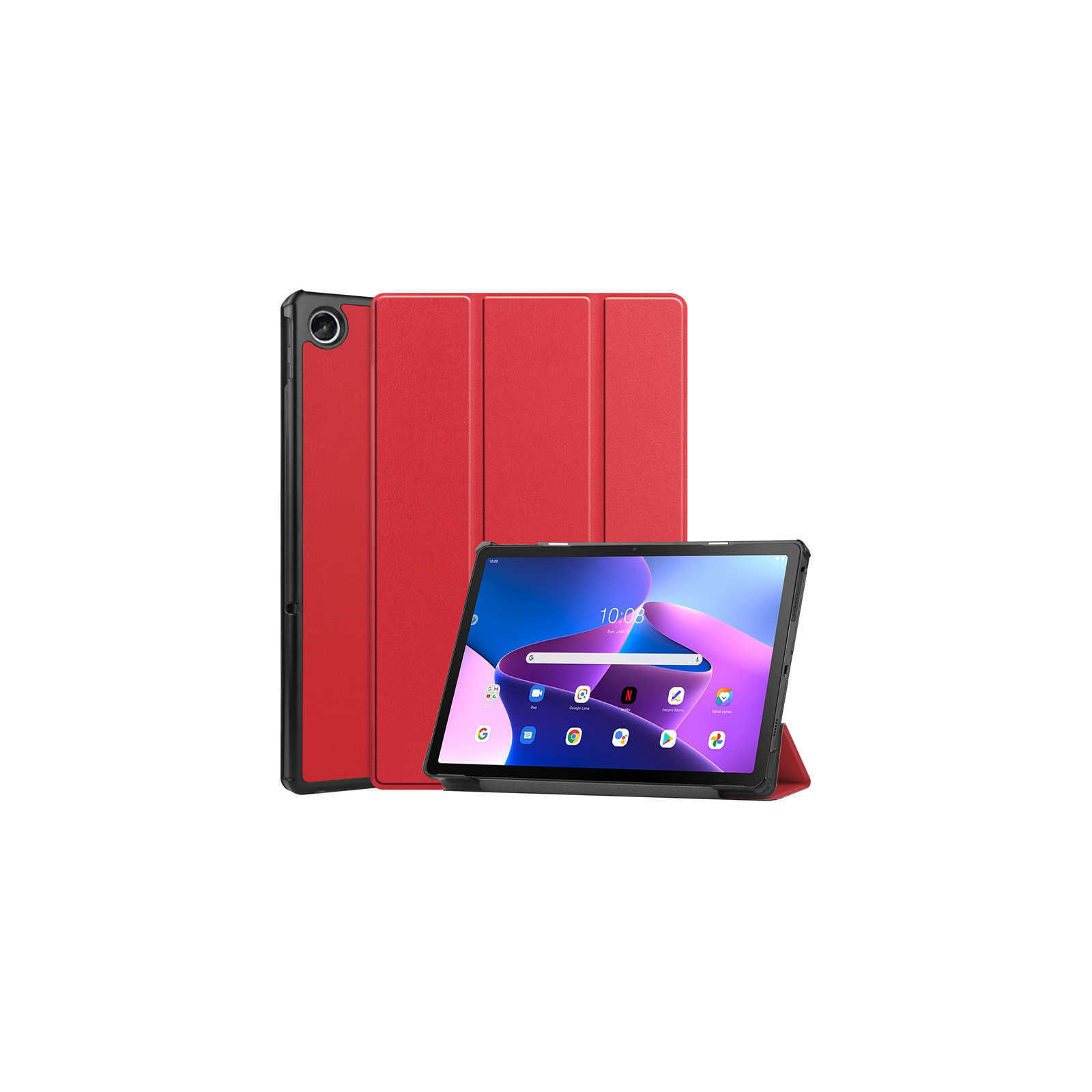 Чехол для планшета BeCover Smart Case Lenovo Tab M10 Plus TB-125F (3rd Gen)/K10 Pro TB-226 10.61" Red Wine (708307) изображение 4