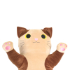 Подушка WP Merchandise декоративная Kitty huggy Котик обнимашка (FWPKITYHUGBKC0000) изображение 3