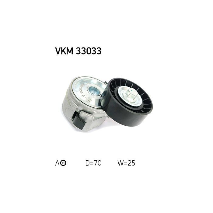Натяжитель ремня с роликом SKF VKM 33033
