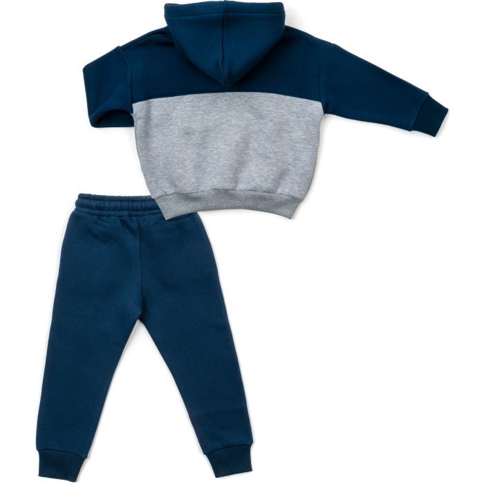 Спортивний костюм дитячий Cloise флісовий з худі (CL0215006-104-blue) зображення 4