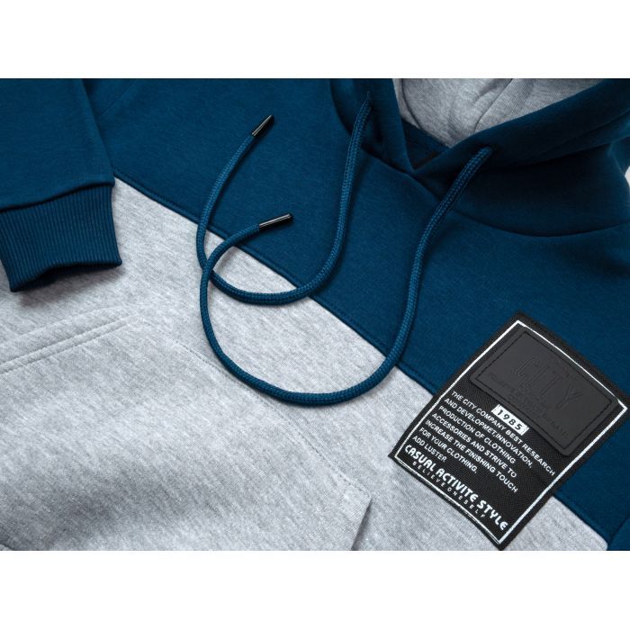 Спортивний костюм дитячий Cloise флісовий з худі (CL0215006-104-blue) зображення 7