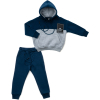 Спортивный костюм Cloise флисовый с худи (CL0215006-104-blue)