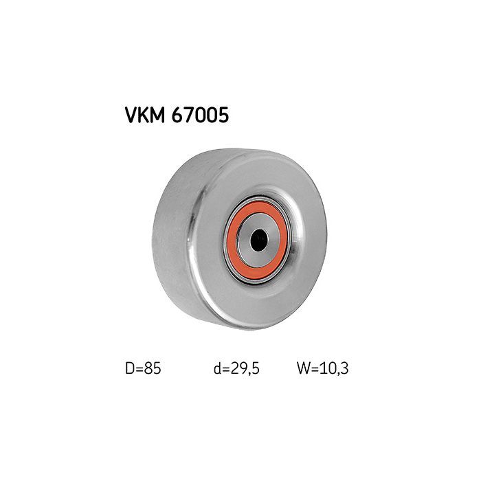 Ролик натягувача ременя SKF VKM 67005