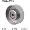 Ролик натягувача ременя SKF VKM 67005 зображення 2