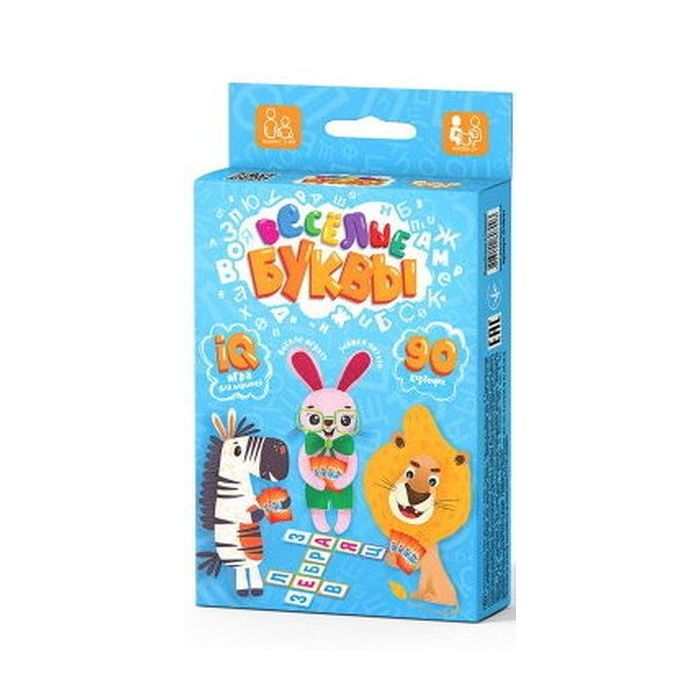 Настільна гра Danko Toys Веселі літери, російська (G-VB-01)