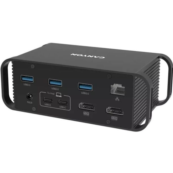 Порт-репликатор Canyon Docking Station with 14 ports, with Type C female*4, USB3.0*2, USB2.0*2 (CNS-HDS95ST) изображение 4