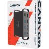 Порт-репликатор Canyon Docking Station with 14 ports, with Type C female*4, USB3.0*2, USB2.0*2 (CNS-HDS95ST) изображение 5