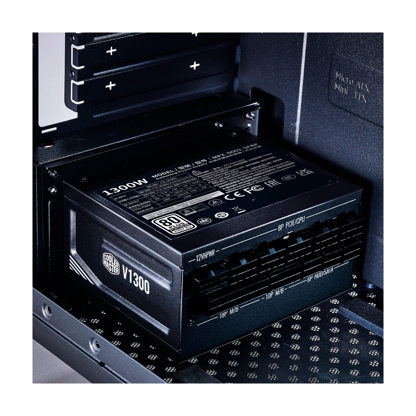Блок живлення CoolerMaster 1300W V SFX Platinum (MPZ-D001-SFBP-BEU) зображення 12
