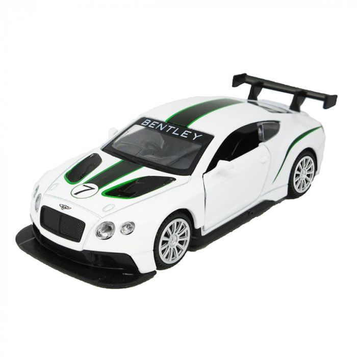 Масштабна модель автомобіля TechnoDrive Bentley Continental GT3 Біла (250258)