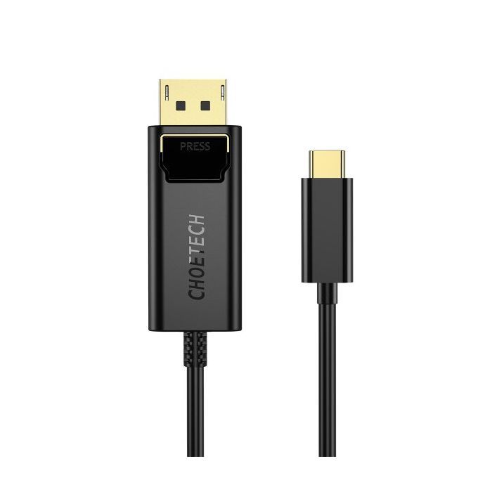 Кабель мультимедійний USB-C to DisplayPort M 1.8m 4K60Hz Choetech (XCP-1801BK) зображення 2