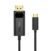 Кабель мультимедійний USB-C to DisplayPort 1.8m 4K 60Hz Choetech (XCP-1801BK) зображення 2