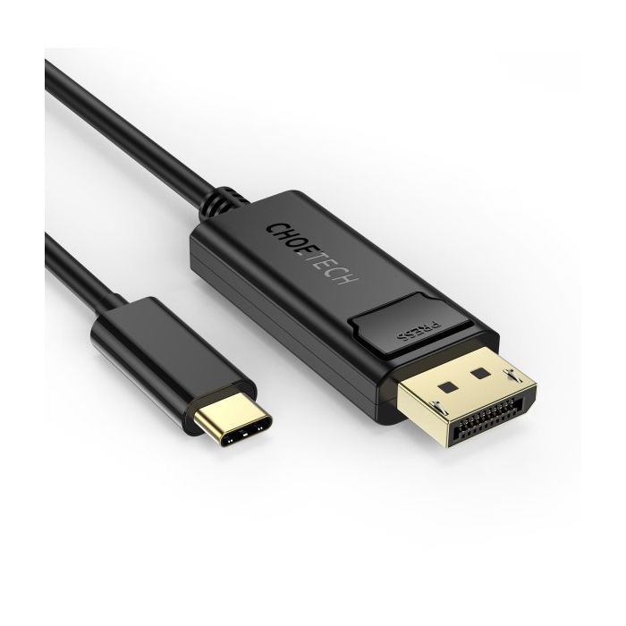 Кабель мультимедійний USB-C to DisplayPort M 1.8m 4K60Hz Choetech (XCP-1801BK) зображення 3