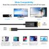 Кабель мультимедійний USB-C to DisplayPort 1.8m 4K 60Hz Choetech (XCP-1801BK) зображення 7