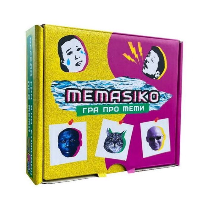 Настольная игра PLAYROOM Memasiko (игра о мемах) , украинский (ВР_ММСК)