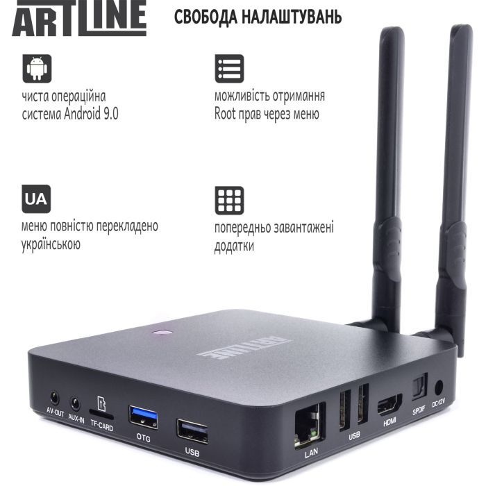 Медиаплеер Artline TvBox KM6 (KM6) изображение 3
