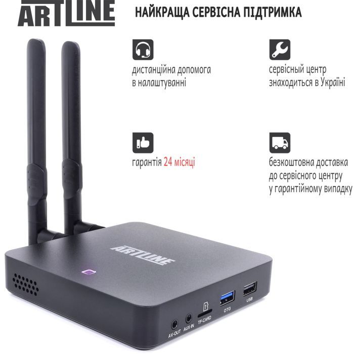 Медиаплеер Artline TvBox KM6 (KM6) изображение 9