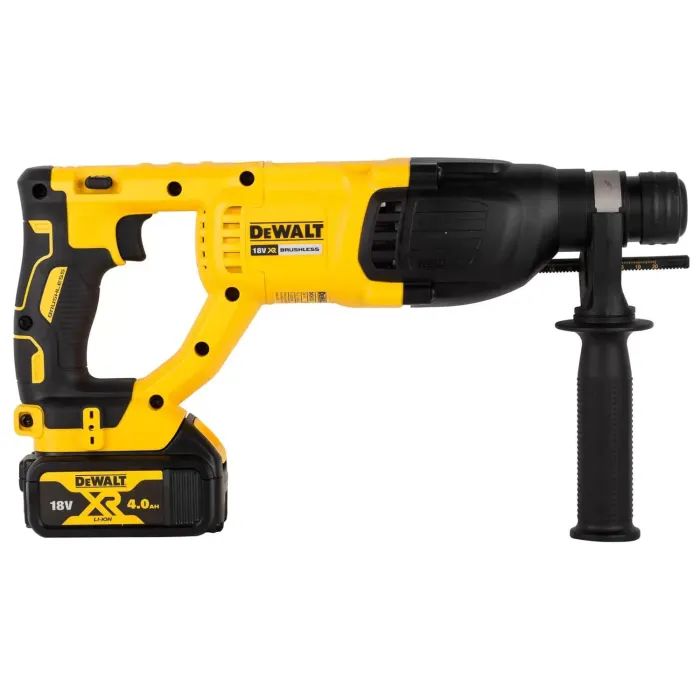 Перфоратор DeWALT бесщёточный, SDS-Plus, 18 В, 2.6 Дж, 3 реж. кейс (DCH133M1) изображение 4
