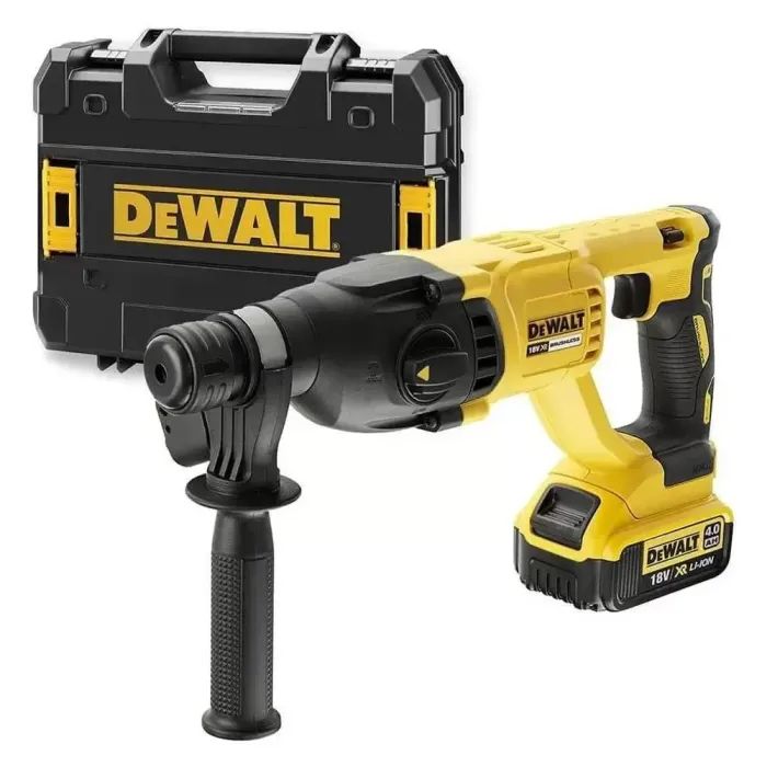 Перфоратор DeWALT бесщёточный, SDS-Plus, 18 В, 2.6 Дж, 3 реж. кейс (DCH133M1) изображение 5
