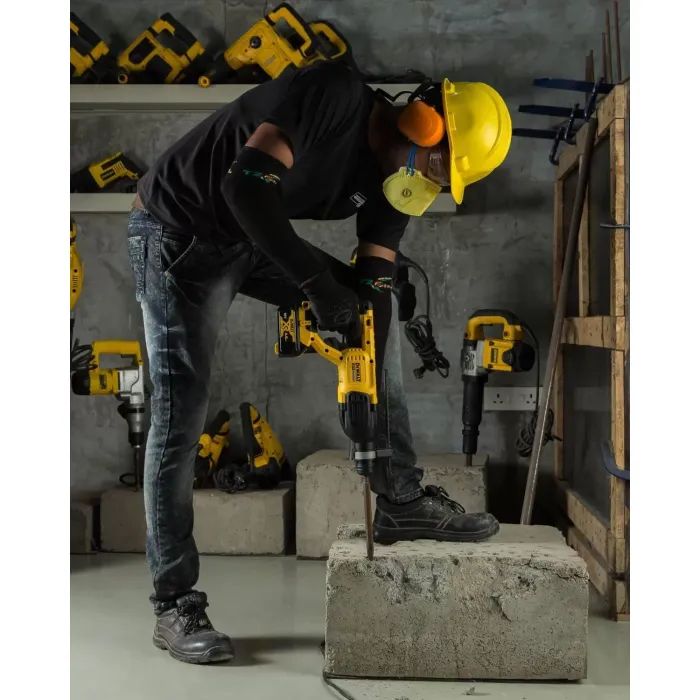 Перфоратор DeWALT бесщёточный, SDS-Plus, 18 В, 2.6 Дж, 3 реж. кейс (DCH133M1) изображение 8
