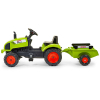 Веломобіль Falk Claas Arion трактор на педалях з причепом Зелений (2041C) зображення 2