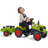 Веломобіль Falk Claas Arion трактор на педалях з причепом Зелений (2041C) зображення 5