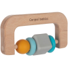 Прорезыватель Canpol babies деревянно-силиконовая Разноцветная (80/301)