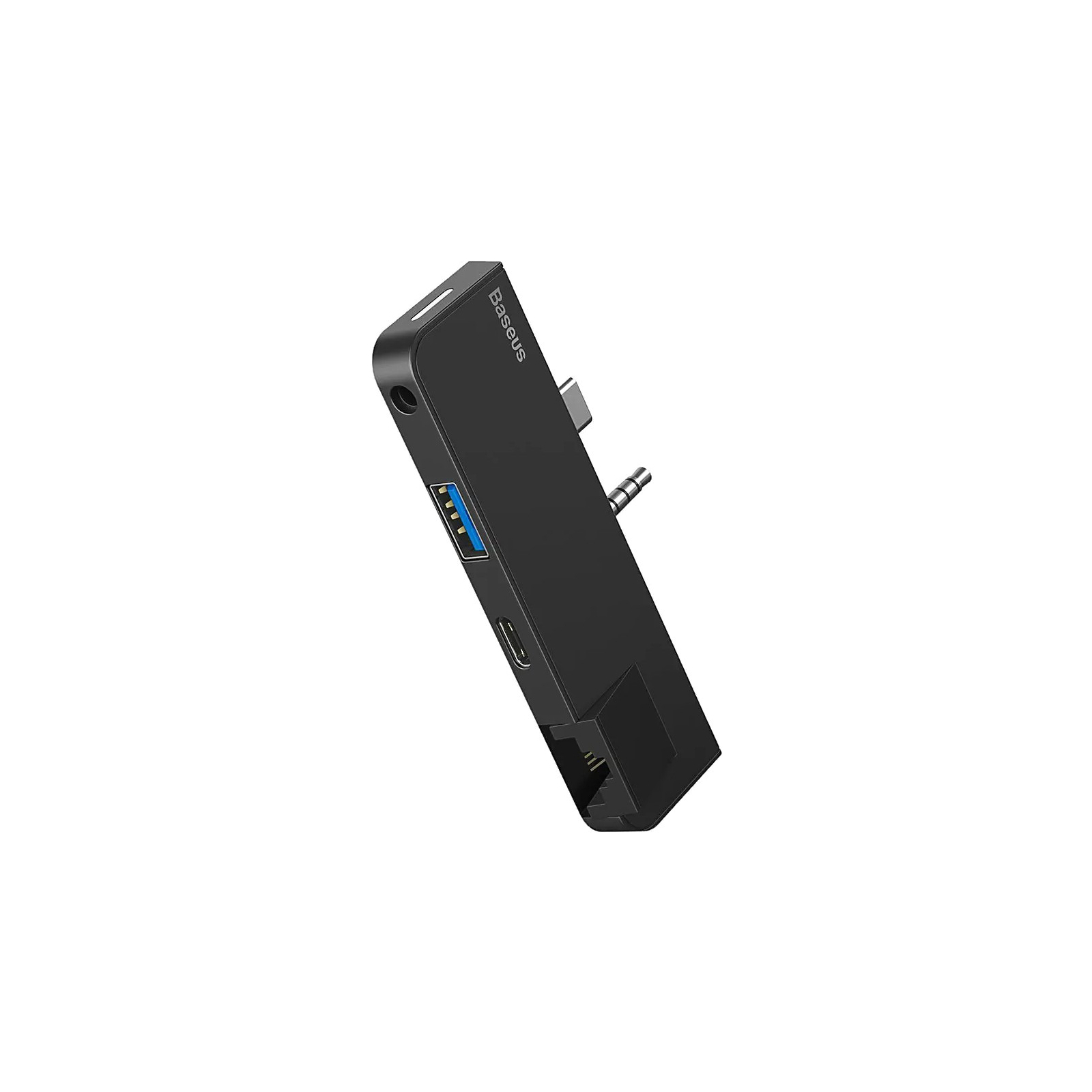 Концентратор Baseus USB3.1 Type-C+3.5mm toUSB 3.0/RJ45/Type-C/3.5mm forSurfaceGo (CAHUB-FG01) изображение 3