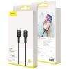 Дата кабель USB-C to Lightning 1.0m 18W 2.1A Cafule Black-Grey Baseus (CATLKLF-G1) изображение 10