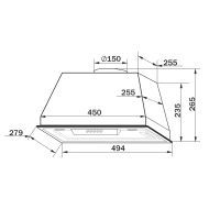 Вытяжка кухонная GRANADO Palamos 603-700 Black (GCH426311) изображение 7