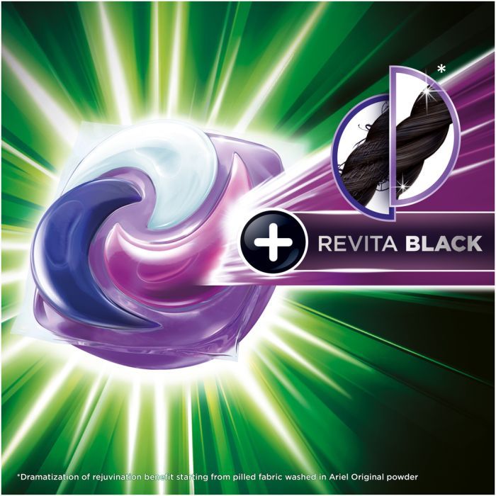 Капсулы для стирки Ariel Pods Все-в-1 + Revitablack 36 шт. (8001090804204) изображение 3